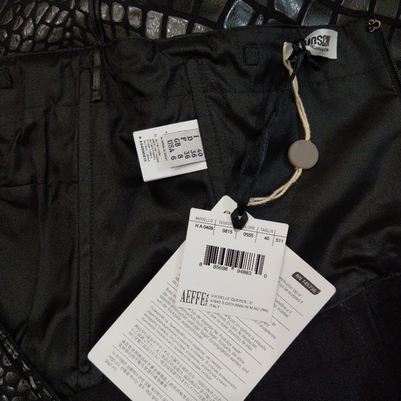 🍒NWT🍒 MOSCHINOCHEAP&CHIC PEPLUM PARTY DRESS - Picture 8 of 9